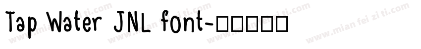 Tap Water JNL font字体转换